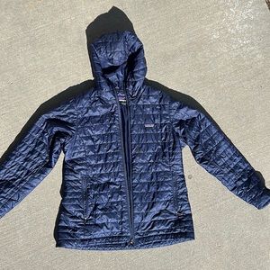 Patagonia puffer jacket with hood